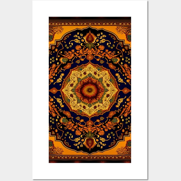 Persian carpet design 8 Wall Art by redwitchart